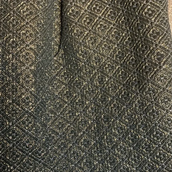 Ann Taylor LOFT black & metallic gold mini skirt with pockets LOFT size 2 - Picture 6 of 9